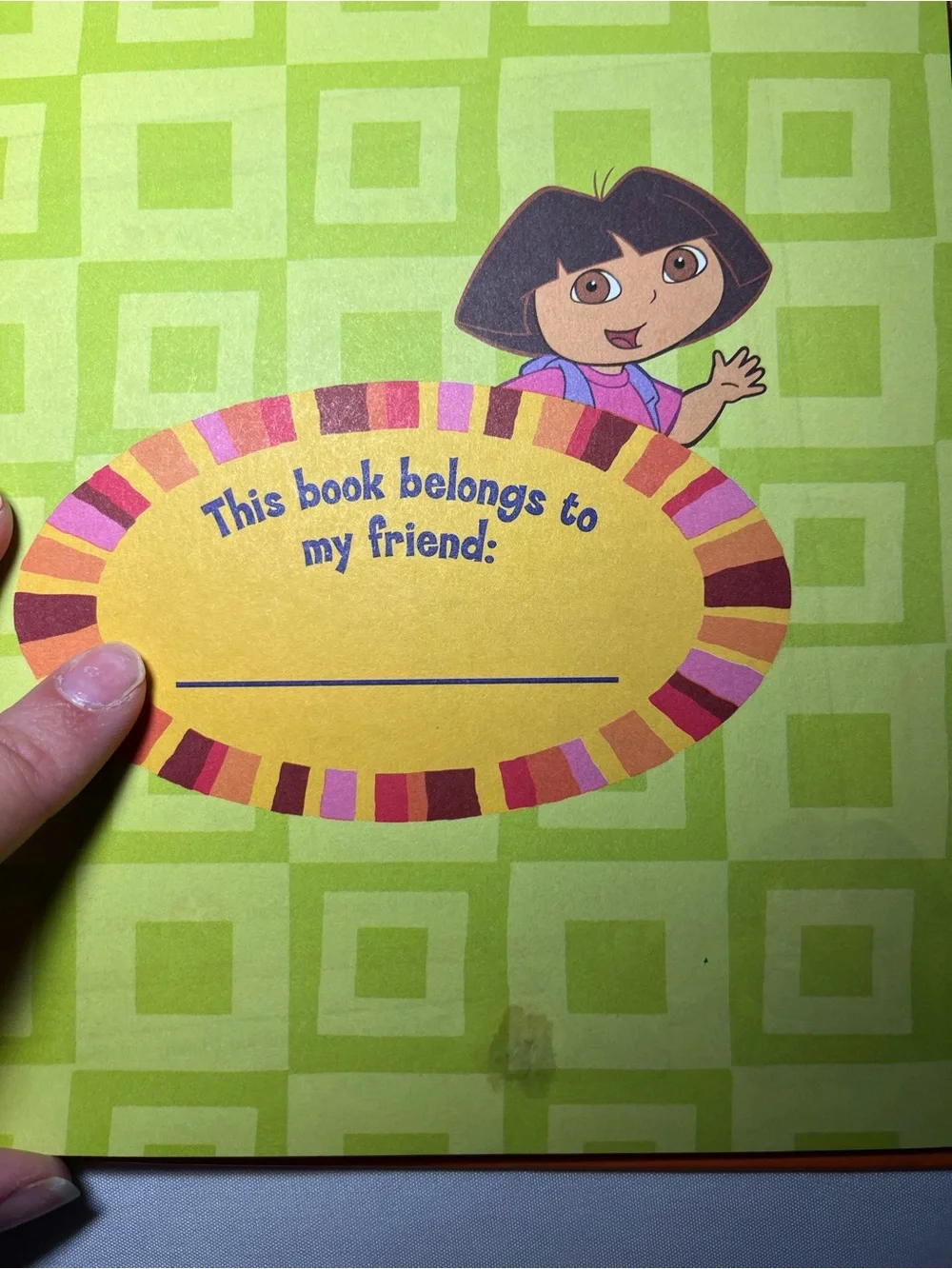 Lot of 4 Vintage Nick Jr Book Club HC Books Scholastic Dora Blues Clues